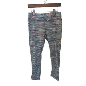 Athleta Girl Spacedye Leggings Size Large / 12 Blue Pink Pants Bottoms Athletic